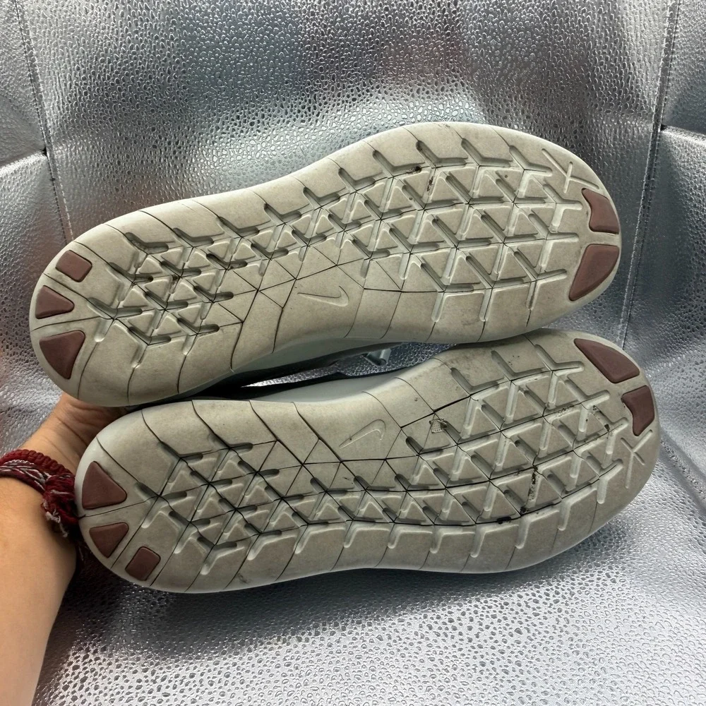Size 12 Nike Free RN Communtor 2018 Blue Gray Womens Running Sneakers AA1621-400